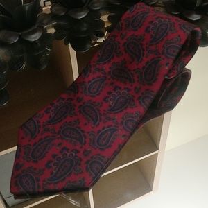 Lanvin Silk Paisley Tie